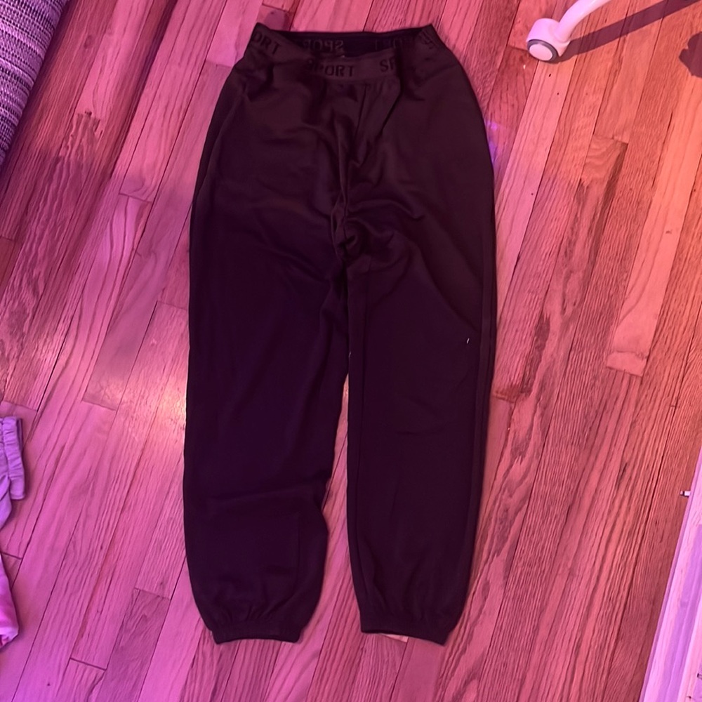 green shein joggers